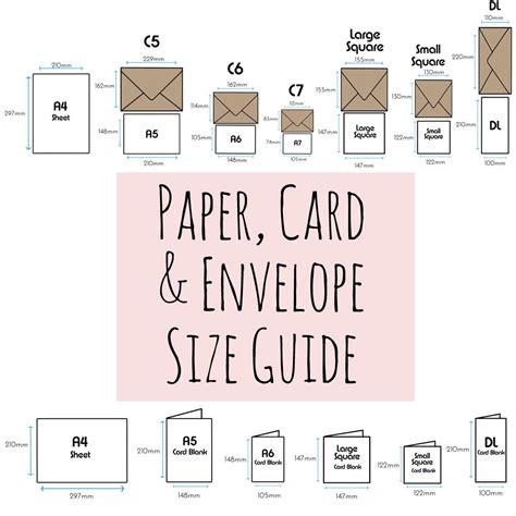 how to make envelope size